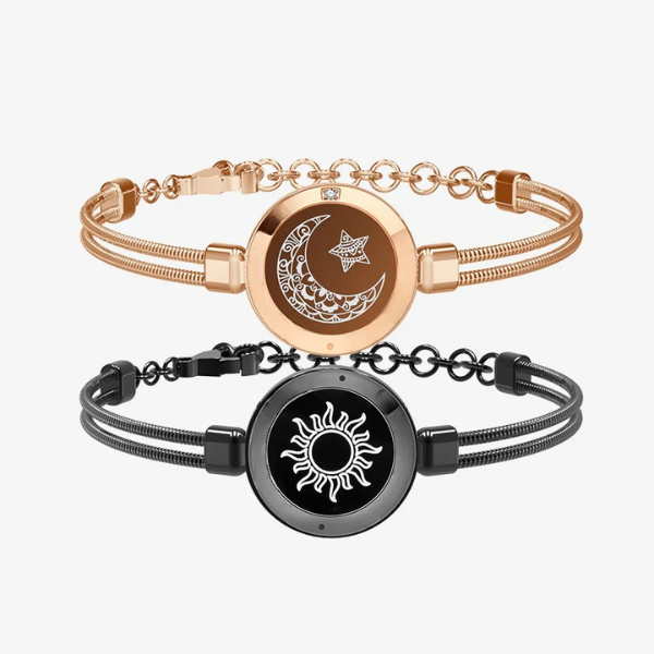 2x1 Pulseras Sol y Luna + Collar Te Amo en 100 Idiomas