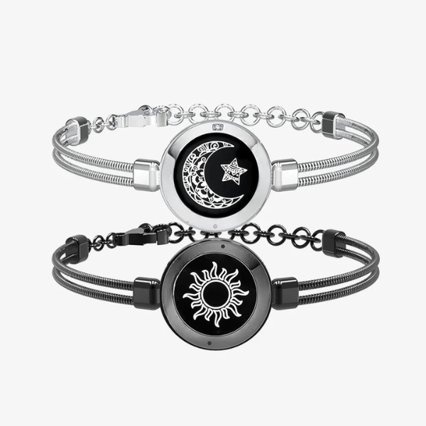 2x1 Pulseras Sol y Luna + Collar Te Amo en 100 Idiomas